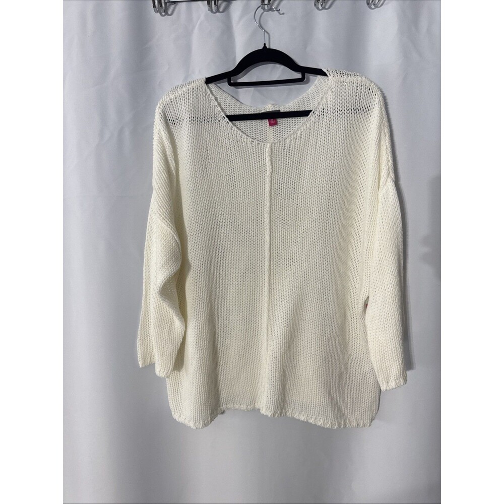 Vince Camuto Womens NWT White Sweater Size XL MSRP $79